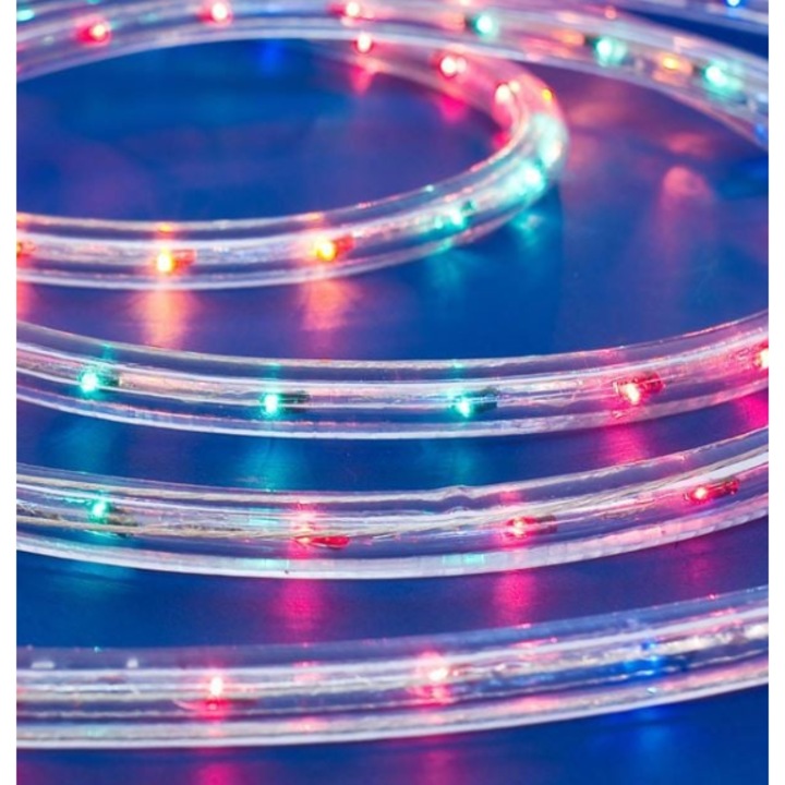 Furtun luminos LED, AB HOMES, 18m, multicolor, exterior