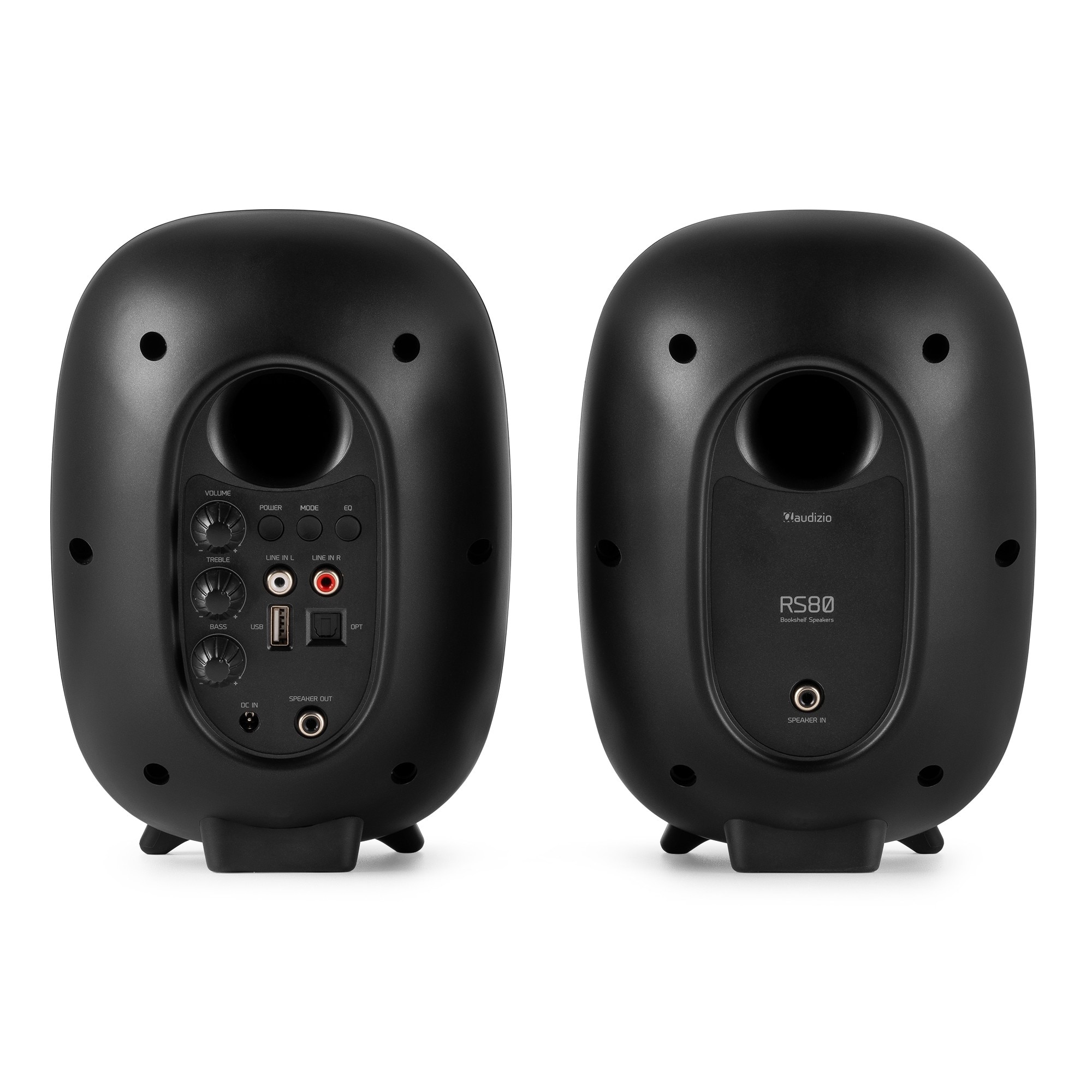 Set 2 boxe active de raft, 4", 80W RMS, Bluetooth/USB, Audizio RS80