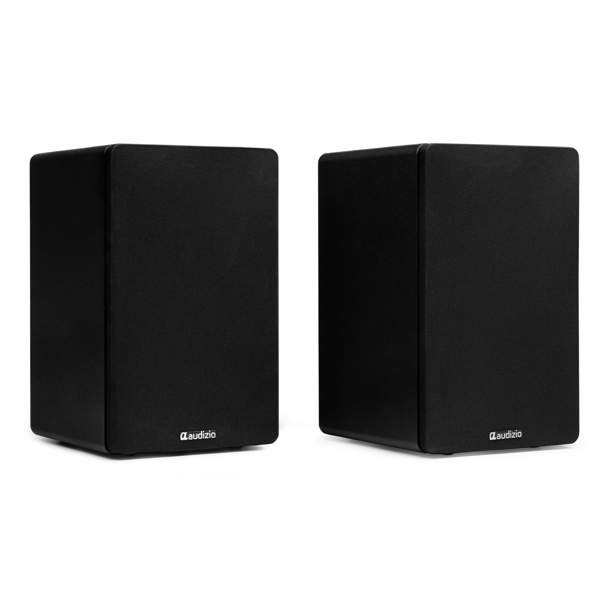 Set 2 boxe active Hi-Fi de raft, 4", 40W RMS, Bluetooth, negru, Audizio KS01