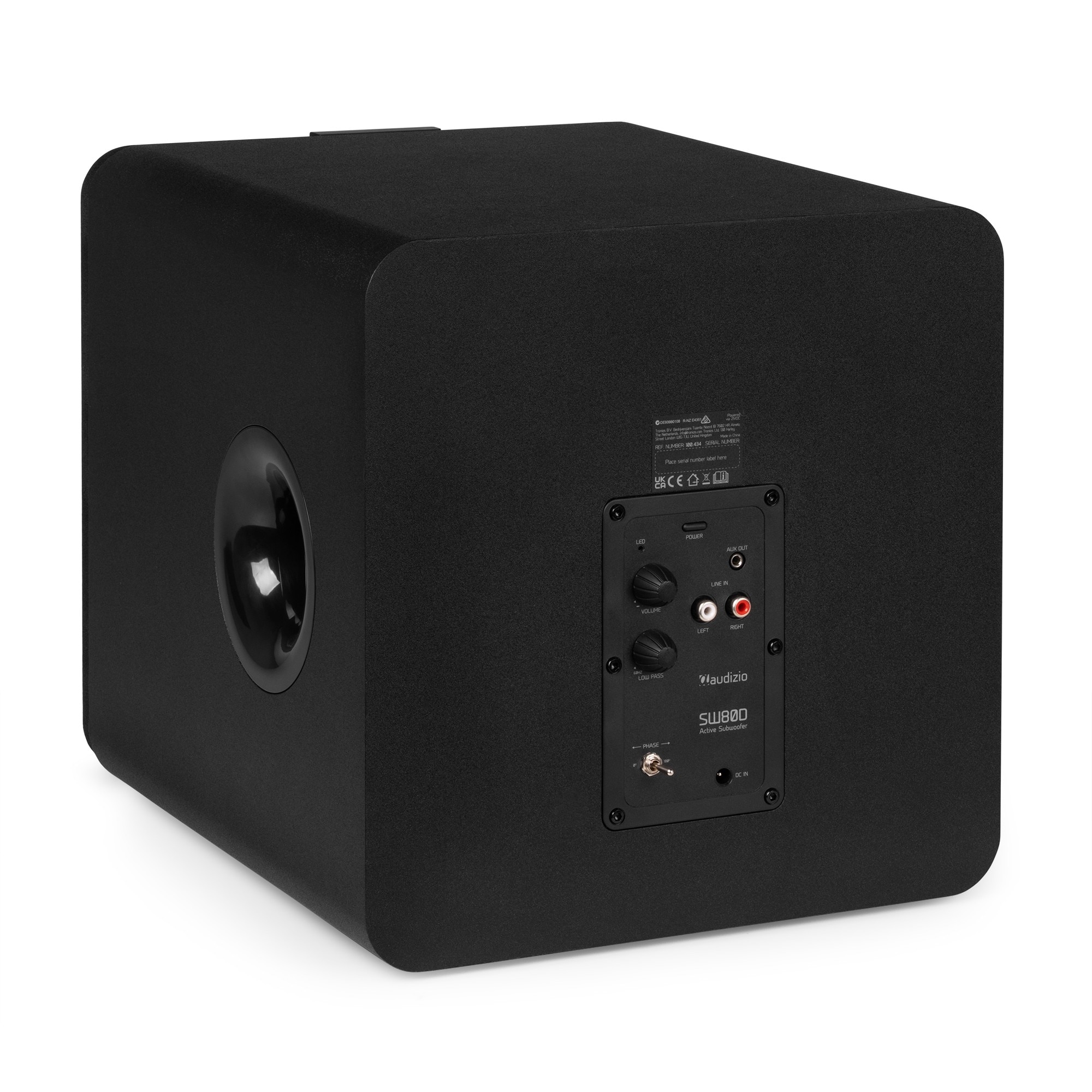 Subwoofer activ, 8", 80W RMS, Audizio SW80D