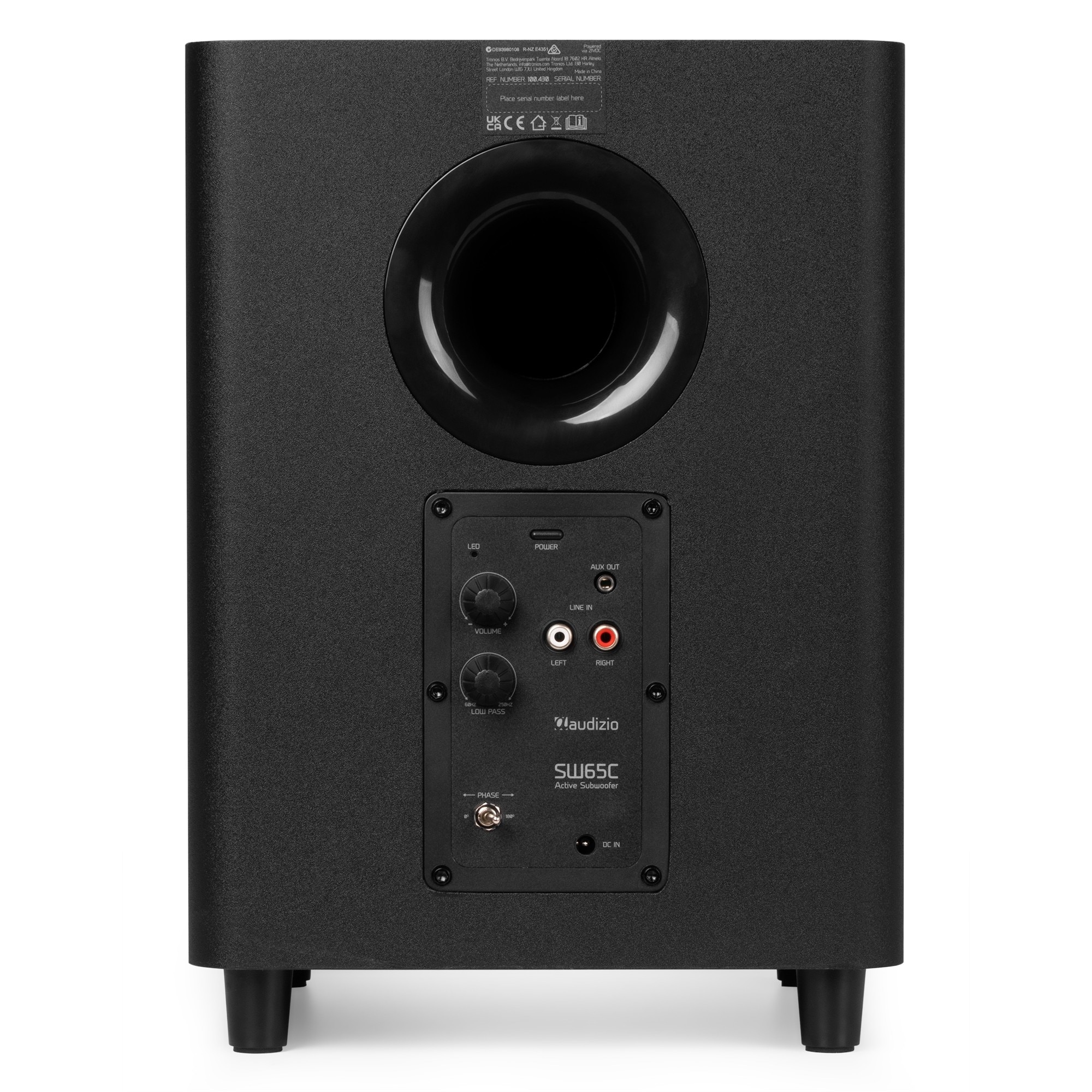 Subwoofer activ, 6.5", 60W RMS, Audizio SW65C