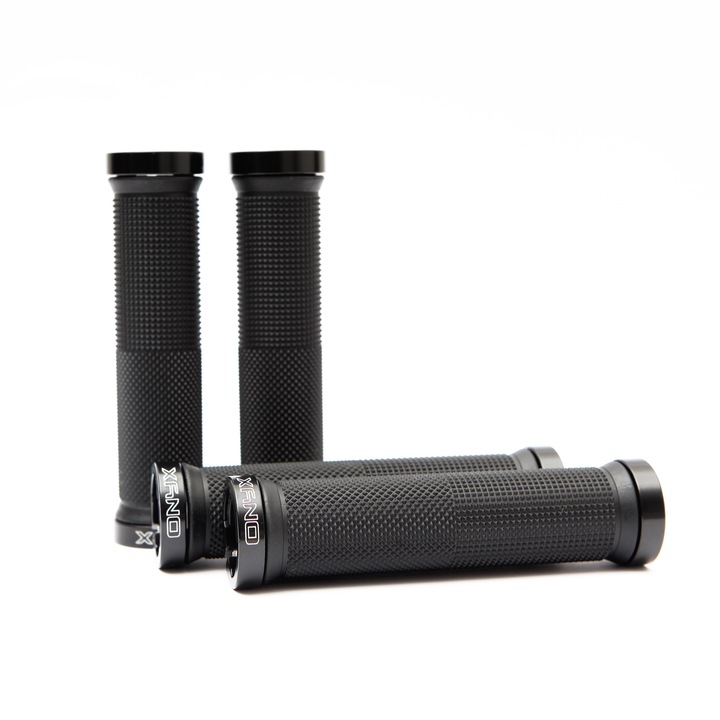 Maner de bicicleta, Deli Tire, set de 2, termoplastic, negru