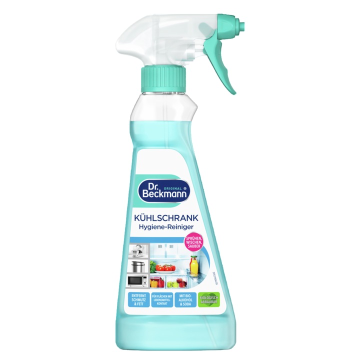 Spray, Dr. Beckmann, Hygiene-Reiniger, Curata si Degreseaza Eficient Suprafetele din Bucatarie, 250 ml