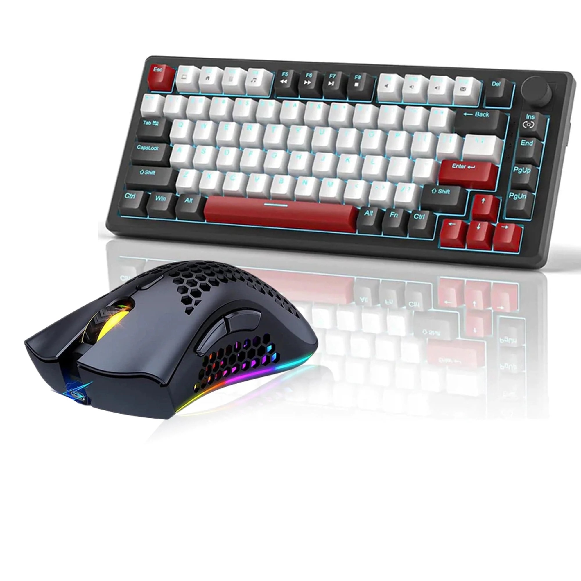 Set Gaming Timebox – Tastatura Mecanica Gaming Timebox, 75%, Lumini LED ...