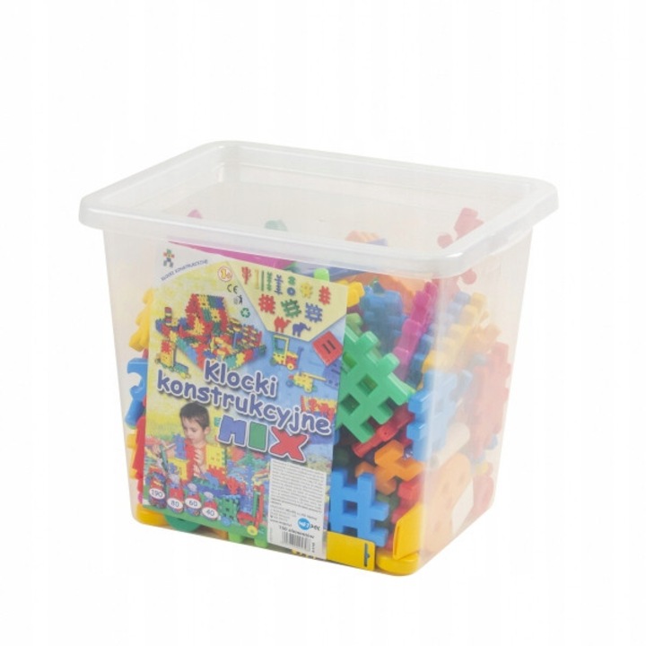 Set Constructie "Wafle" 150 Piese in Cutie, 12 Luni+