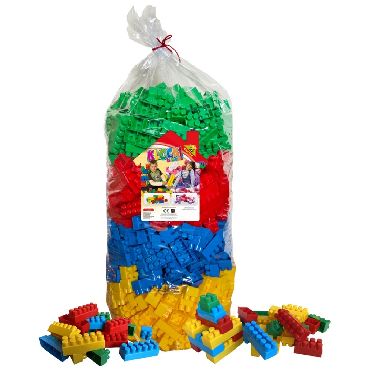Set 640 Piese Constructie 28mm, Plastic, Produs Romanesc, Varsta 3+