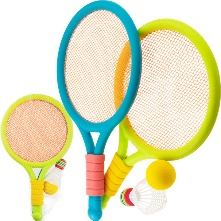 Tollaslabda ütő szett, Top Gift, 2 színes ütő, labda, 38,5x22x3cm