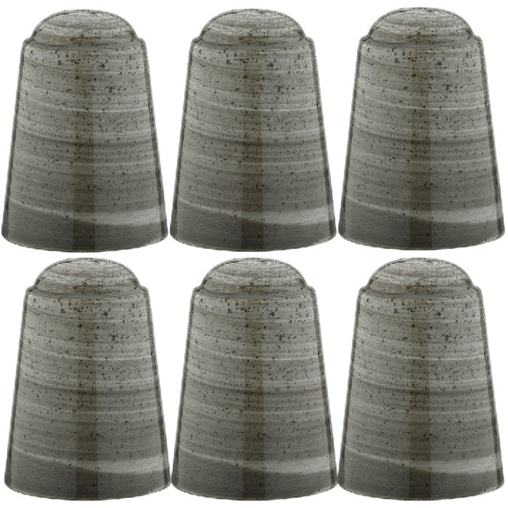 Set 6 solnite Bonna Space din portelan