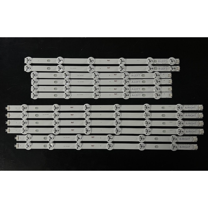 Set barete Panasonic 48" - 6 barete (Left + Right) - 12 barete total - 3V - 4A left + 4A right + 2B left + 2B right