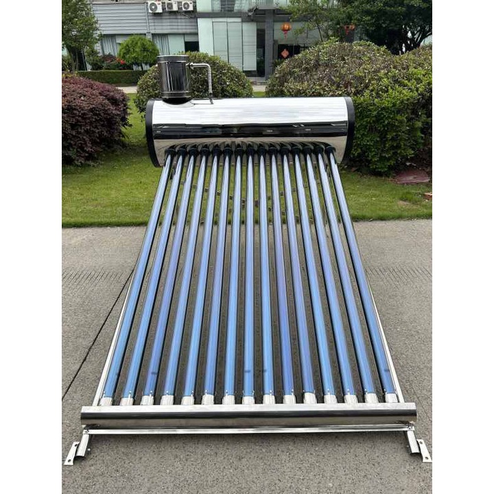 Panou solar Tea Sports 15 tuburi vidate rezervor 150 litri nepresurizat, functionare termosifon, sticlă borosilicată