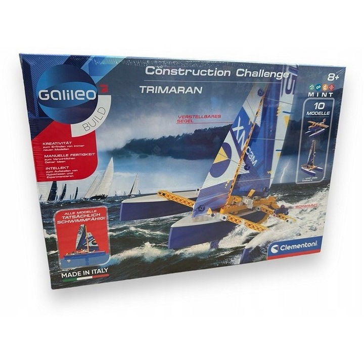 Clementoni Galileo Construction Trimaran - Комплект за построяване 180 части