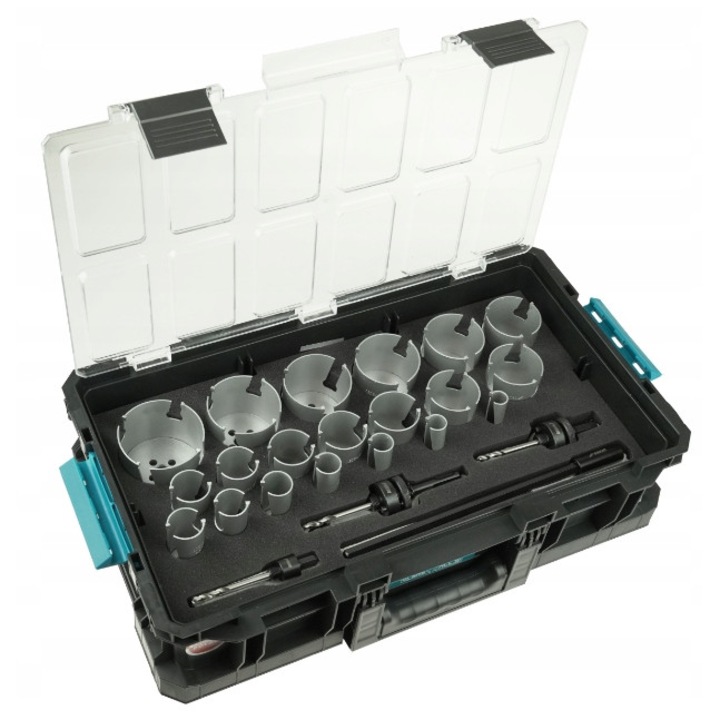 Set 20 Otwornice TCT Dedra N0303G06 pentru Lemn, PVC, Materiale Minerale