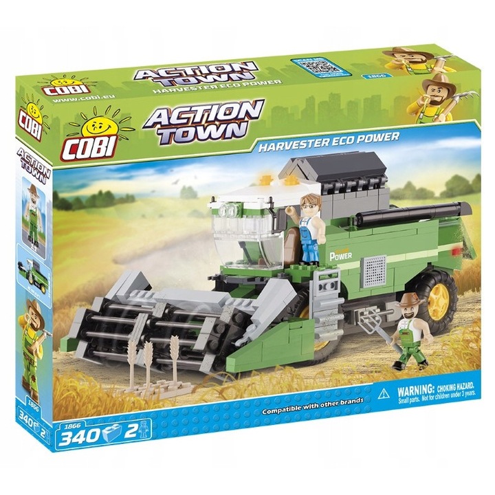 Cobi Action Town Eco Power Harvester - 350 buc