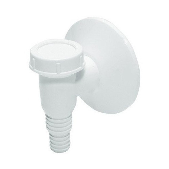 Sifon pentru masina de spalat, UN, alb, 514/K