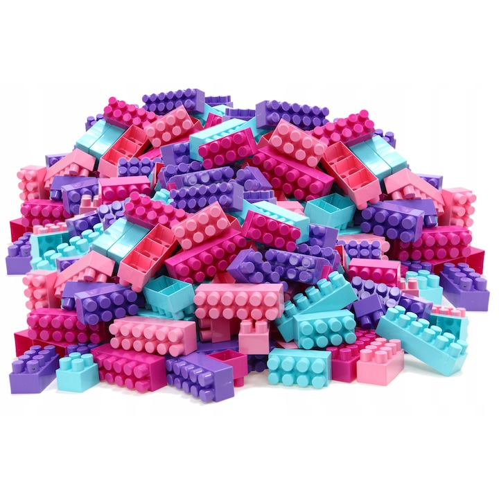 Set Klocki Konstrukcyjne Hemar K2 Pastel, 3kg, ~400 Sztuk