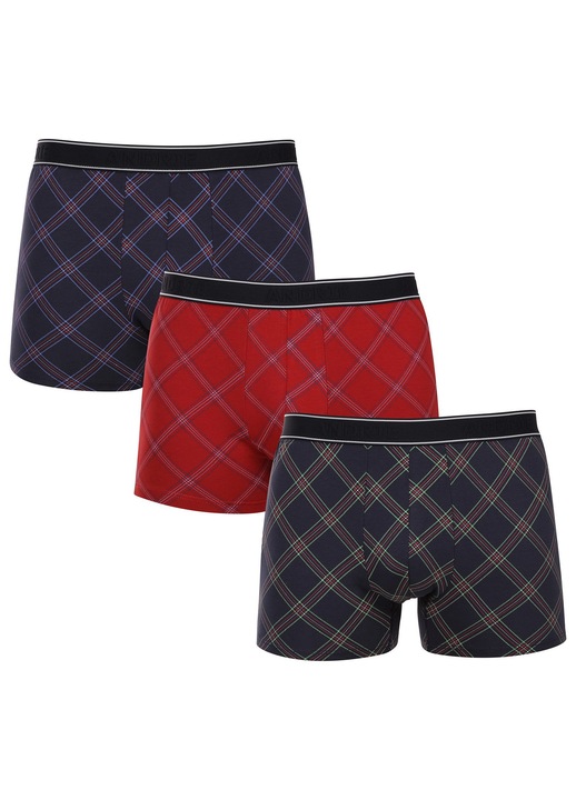 Set 3 boxeri barbatesti Andrie multicolori, lenjerie intima