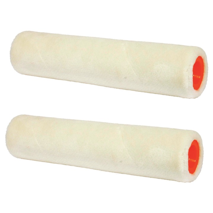 Комплект от 2 ролки за боядисване, EPM, 10 см, велурен материал, за бои на водна основа и разтворители