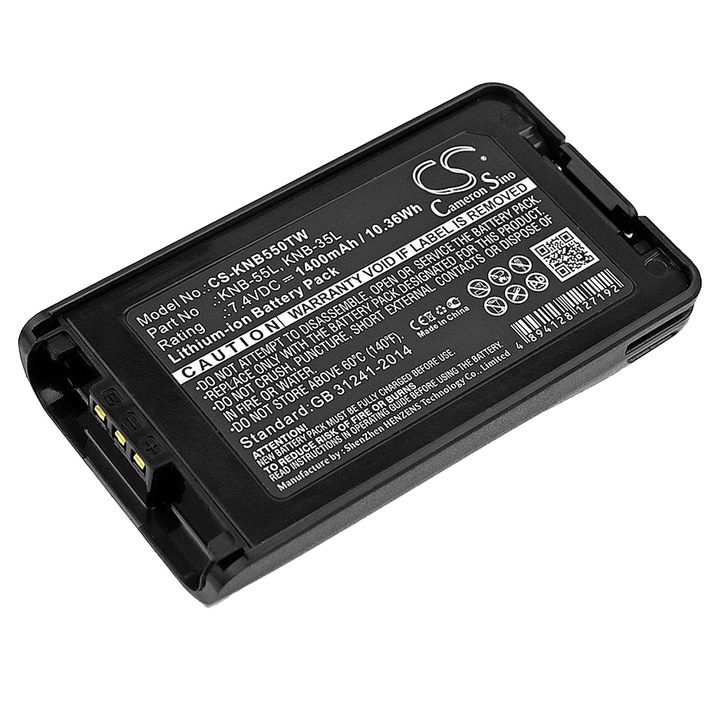 Baterie TECHTEK CS-KNB550TW Li-ion 1400mAh