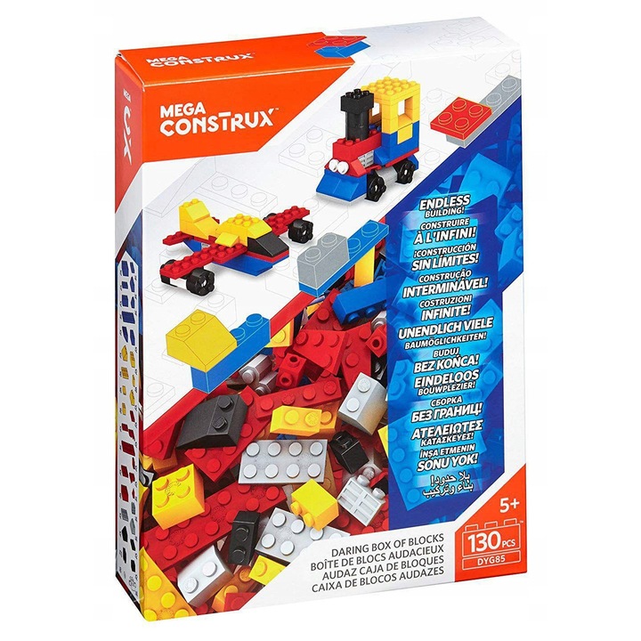Mega Construx járműves építő szett – 130 db