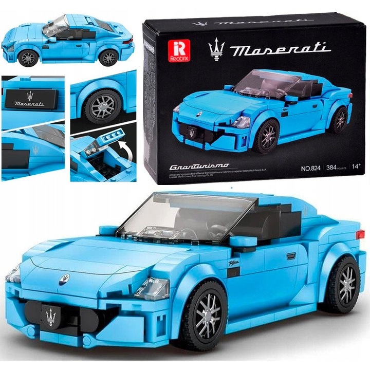 Конструктор Maserati Gran Turismo, комплект от 384 части