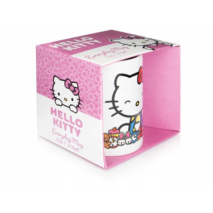 Cana Hello Kitty Favourite Things, Ceramica, 330 ml, Cadou Ideal