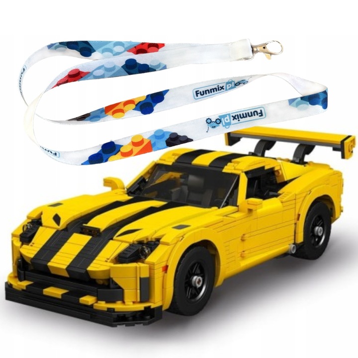 Set Constructii Masina Sport Dodge Viper Mold King 1373 Piese