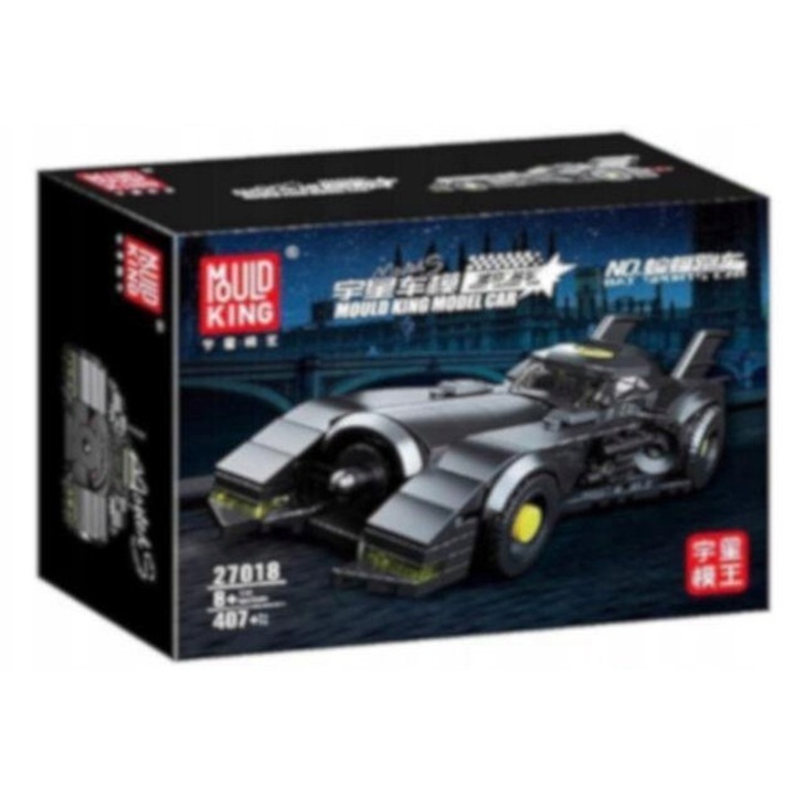 Mold King 10020S - Vehicul Supererou Negru, 407 Piese