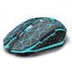 Mouse gaming wireless, 7 efecte de iluminare, receptor USB, 6 Butoane, Reglabil 800/1200/1600DPI, 2.4GHZ, Mut, Iluminare RGB, Reincarcabil, Negru