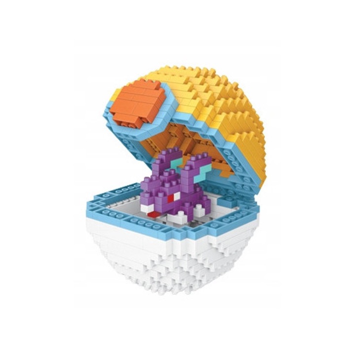 Pokemon Pokeball Építőkészlet Figurával - 427 Darab