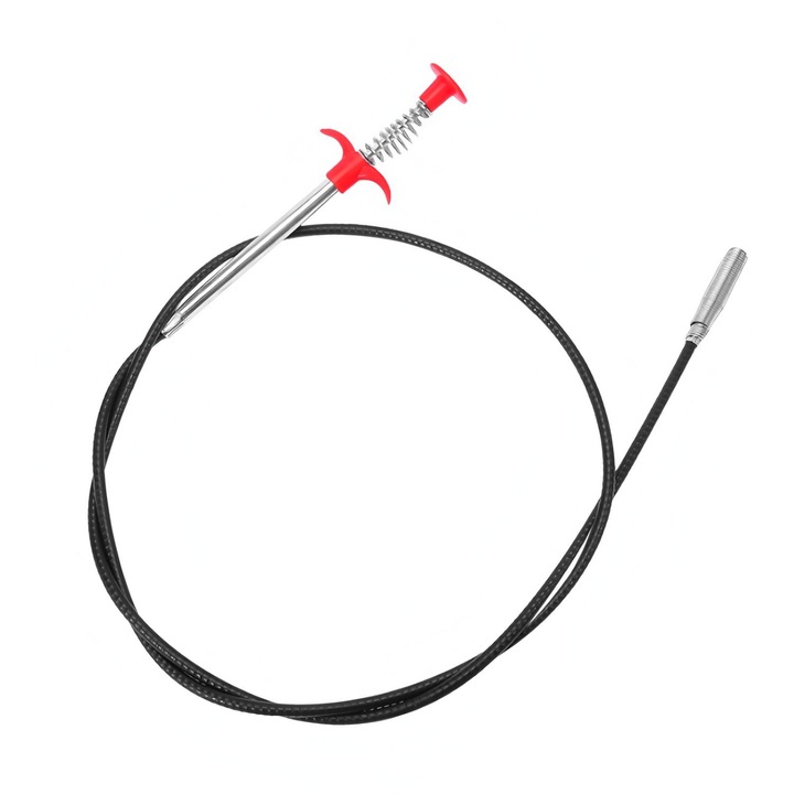 Инструменти за отпушване, нож с 4 нокътя, гъвкав, 300 см, сребрист