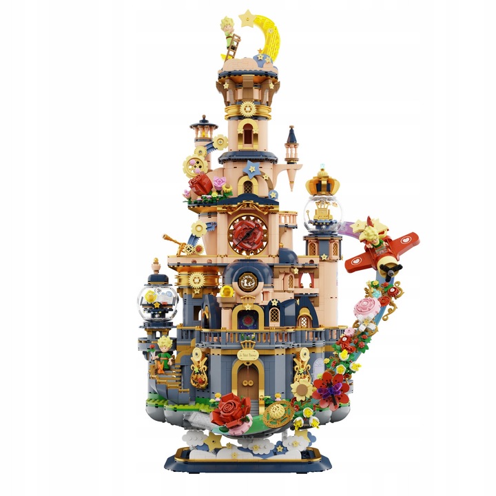 Конструктор Pantasy Малкият принц, Галактически замък, 3267 елемента, 73x38x34см, ABS пластмаса