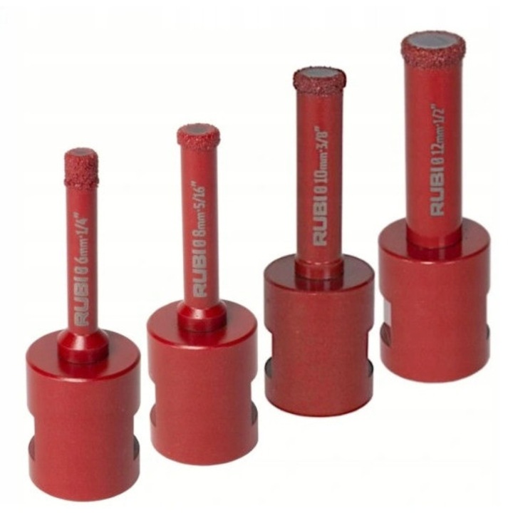 Set Burghie Diamantate Rubi Drygres Premium 6-12 mm