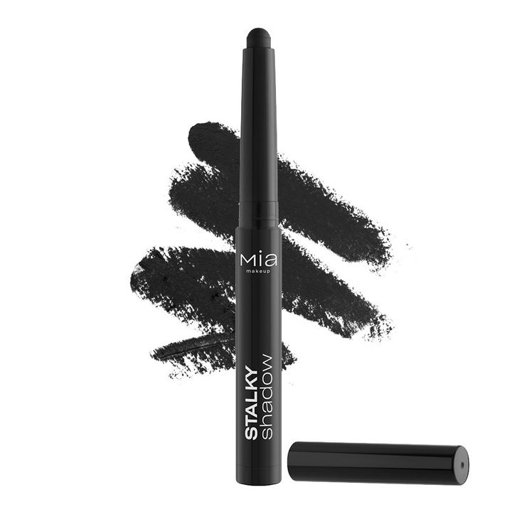 Fard de pleoape tip stick Mia makeup Stalky Shadow 10 Deep Black