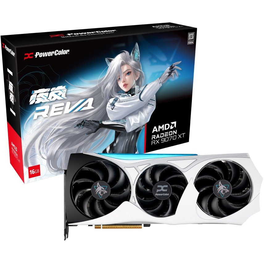 PowerColor Radeon RX 9070 XT HELLHOUND OC REVA EDITION 16GB