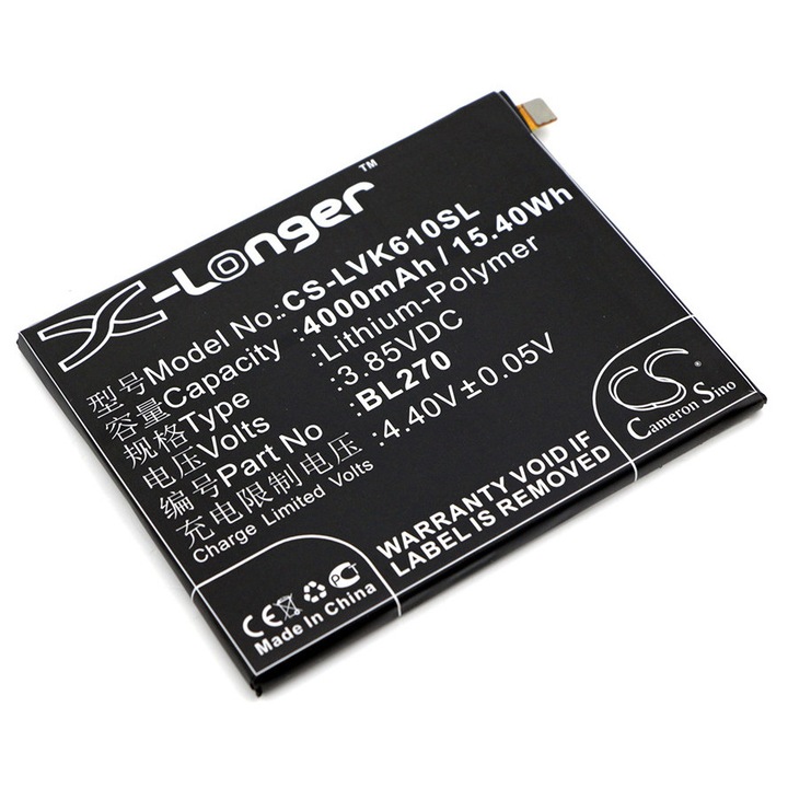 Baterie TECHTEK CS-LVK610SL Li-Polymer 4000mAh