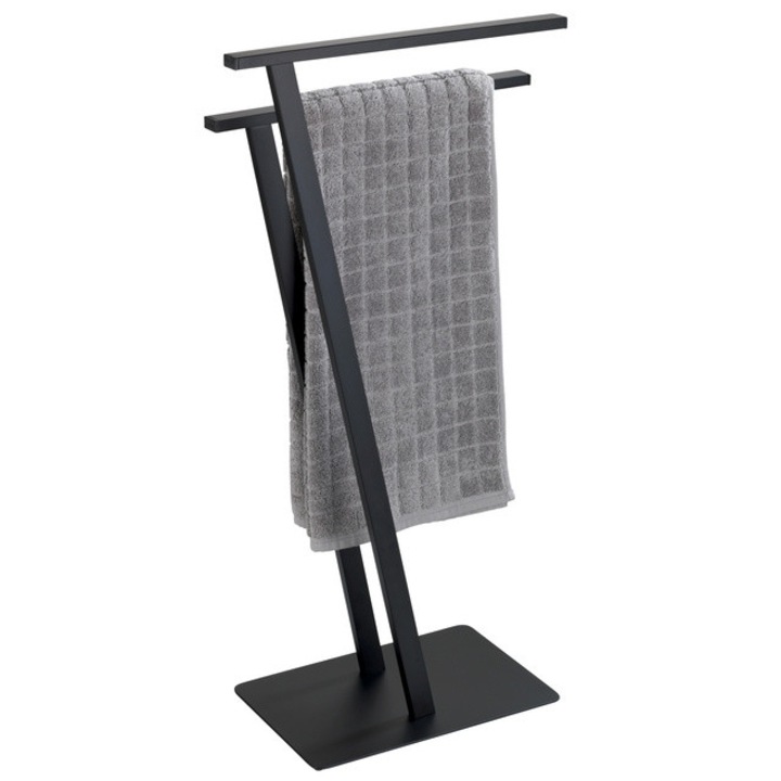 LIRIO törölközőtartó, fekete, WENKO - fekete