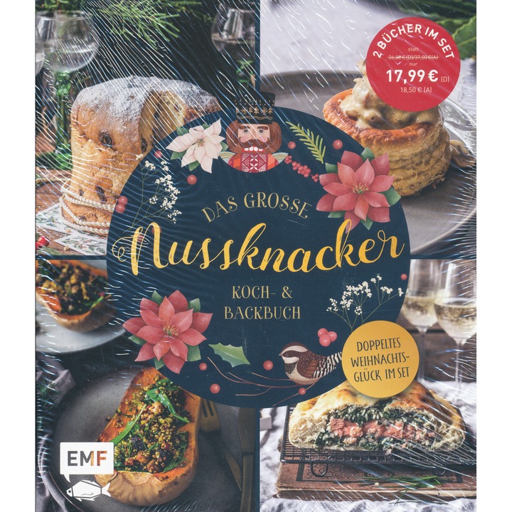 Das Grosse Nussknacker Koch- & Backbuch - Doppeltes Weihnachtsglück im Set