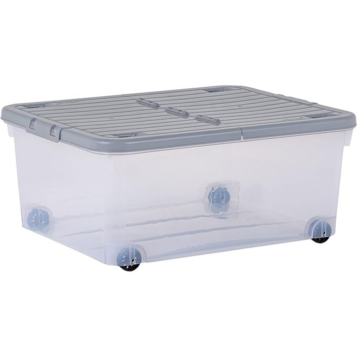 WHAM tárolódoboz 30L, kerekekkel, többszínű