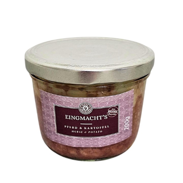 Kutyatáp, Paul & Paulina, monoprotein lóhússal és burgonyával, 200g