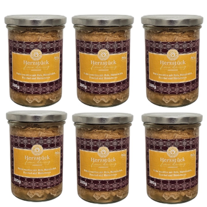 Pui cu orez si morcov Paul & Paulina, 380g