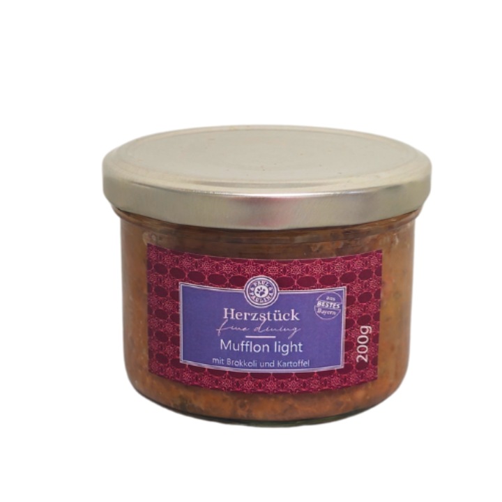 Hrana pentru caini cu cartofi si brocoli, 200g