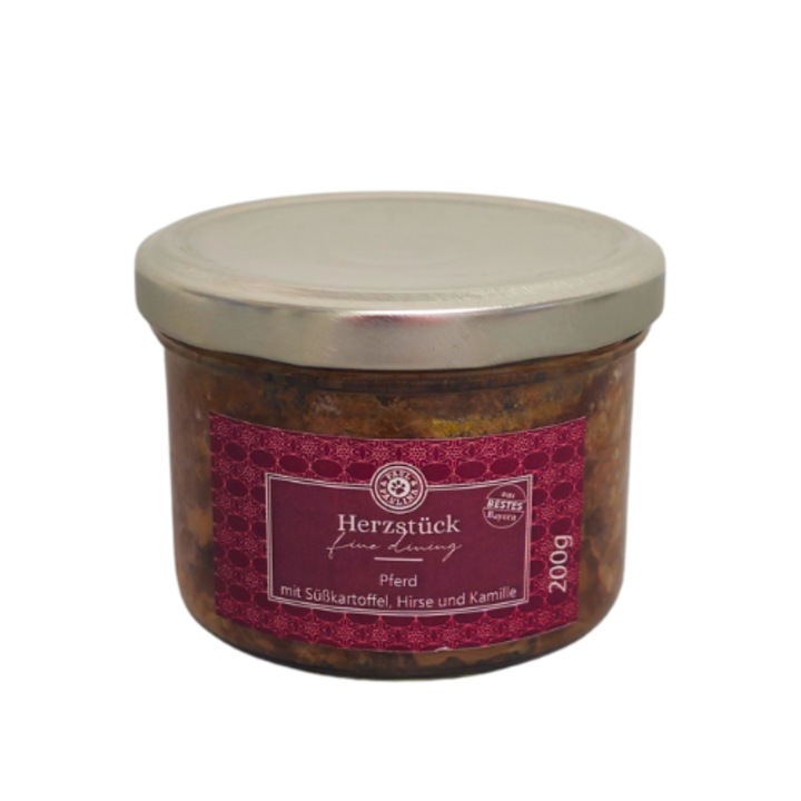 Kutyatáp, Paul & Paulina, Lóhús és kamilla, 200g