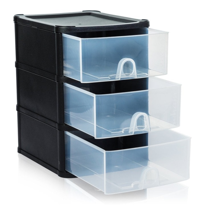 Dulap organizator WHAM Handy, 3 sertare, 20x24,5x29cm