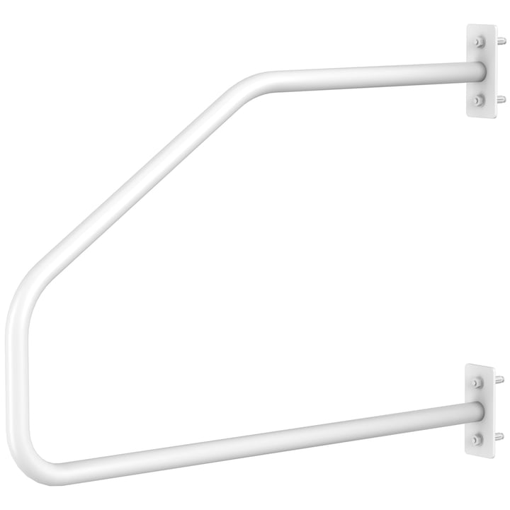 Bara de sprijin de baie, Antiderapant, Multifunctional, Potrivit pentru Batrani, Copii si Persoane cu Dizabilitati, 61cm, Alb