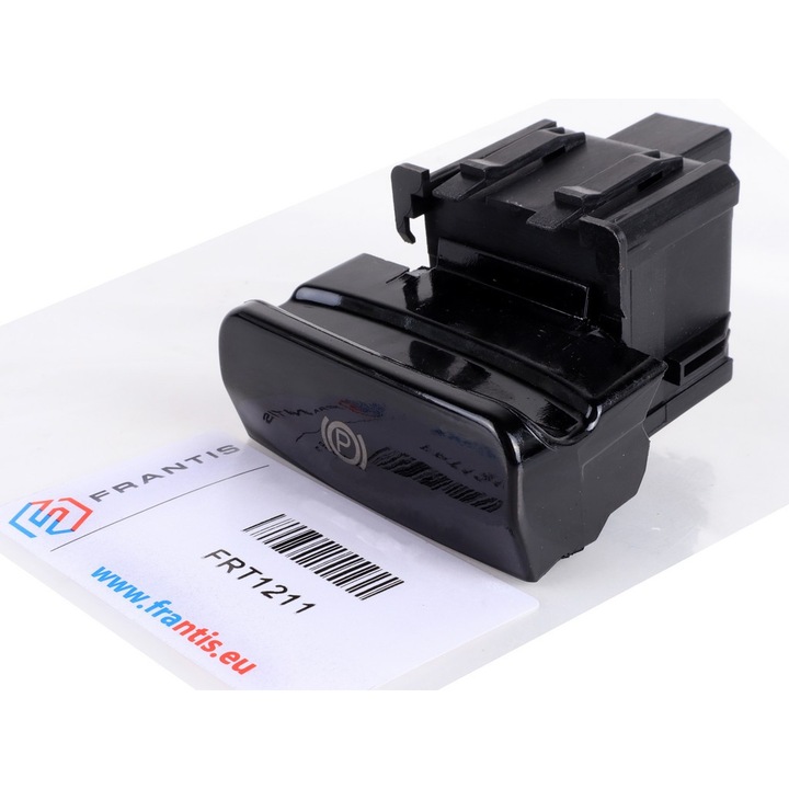 Frantis kézifék gomb, fényes fekete, Citroen C4 Grand Picasso, C4 II, C4 Picasso, DS4, Peugeot 3008, 5008, új