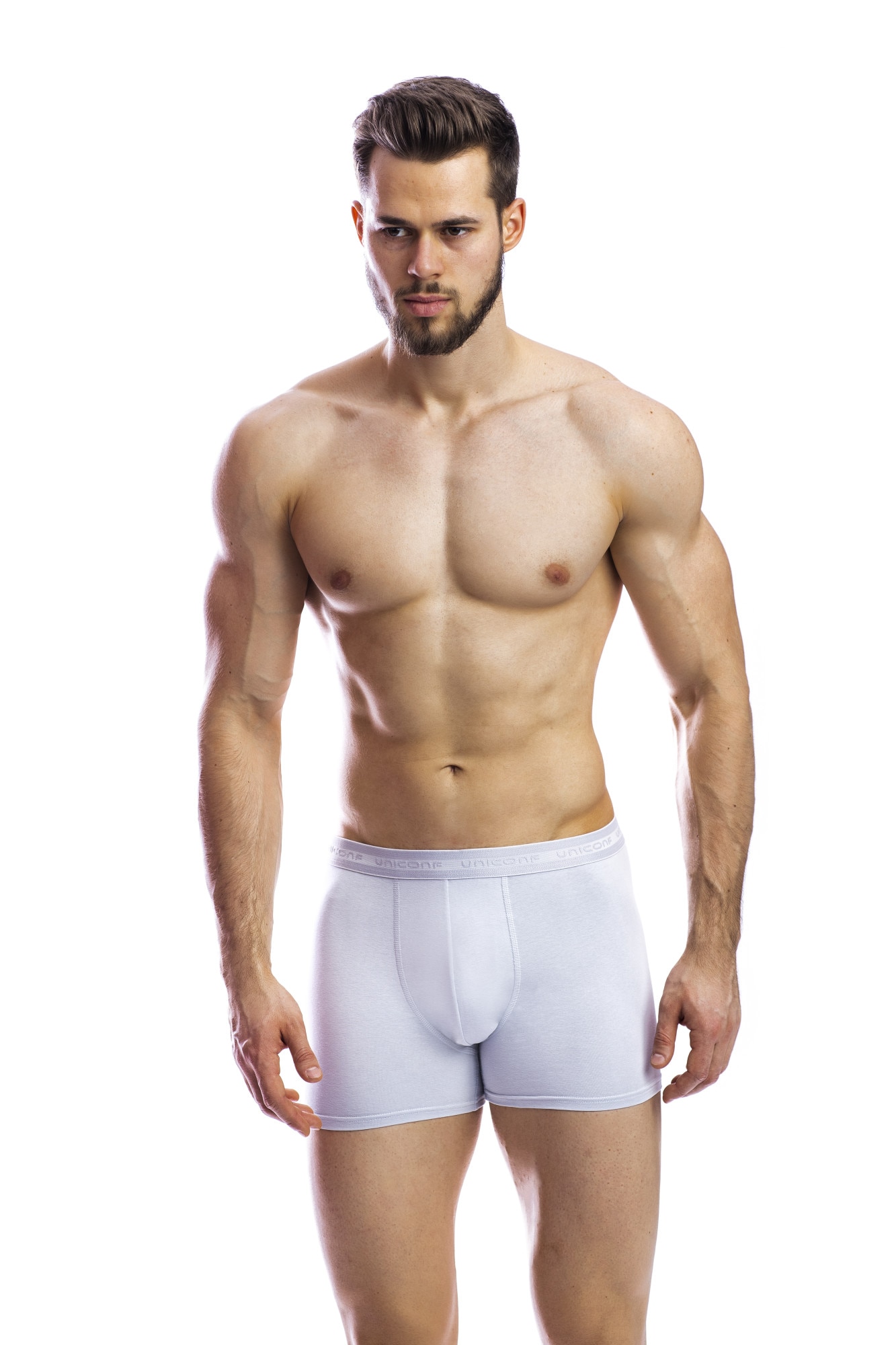 Boxeri gri BB08R, pentru barbati, Uniconf, M