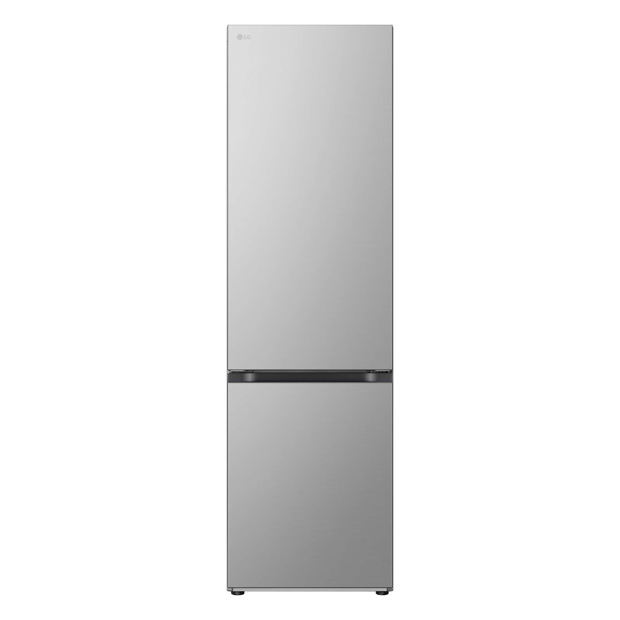 Combina frigorifica LG, GBV5240APY, No Frost, Capacitate 384 Litri,H: 203 cm,Compressor Inverter, Door Cooling,Cls. Energ A, Argintiu