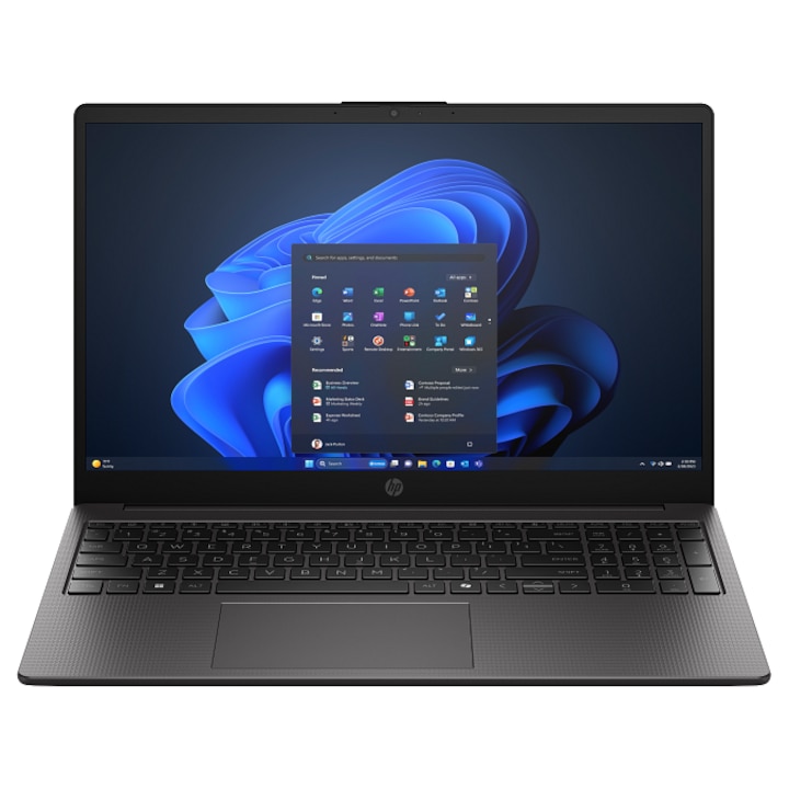 Laptop HP 250R G10, Intel Core 7, 16GB RAM, 512GB SSD, 15.6 inch, argintiu