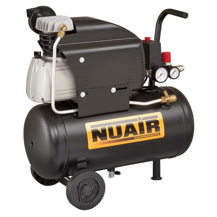 Compresor de aer NuAir 24L, 8 bar, 1,5 kW, 24 kg