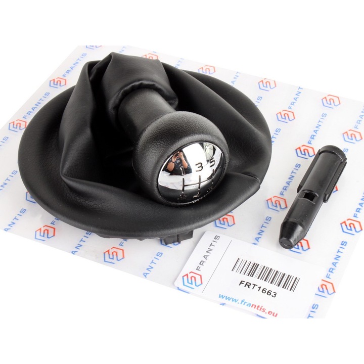 Váltógomb mandzsettával, FRANTIS, Citroen Berlingo III és Peugeot Partner III, új, 2403CV, 2403P1, 7588VQ, 7591T1